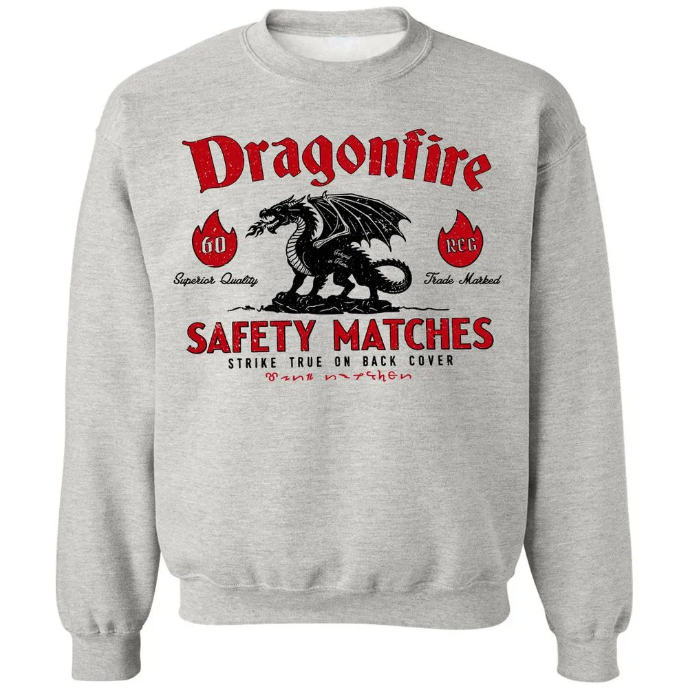 Dragonfire Classic Unisex Sweatshirt - Ash - 2