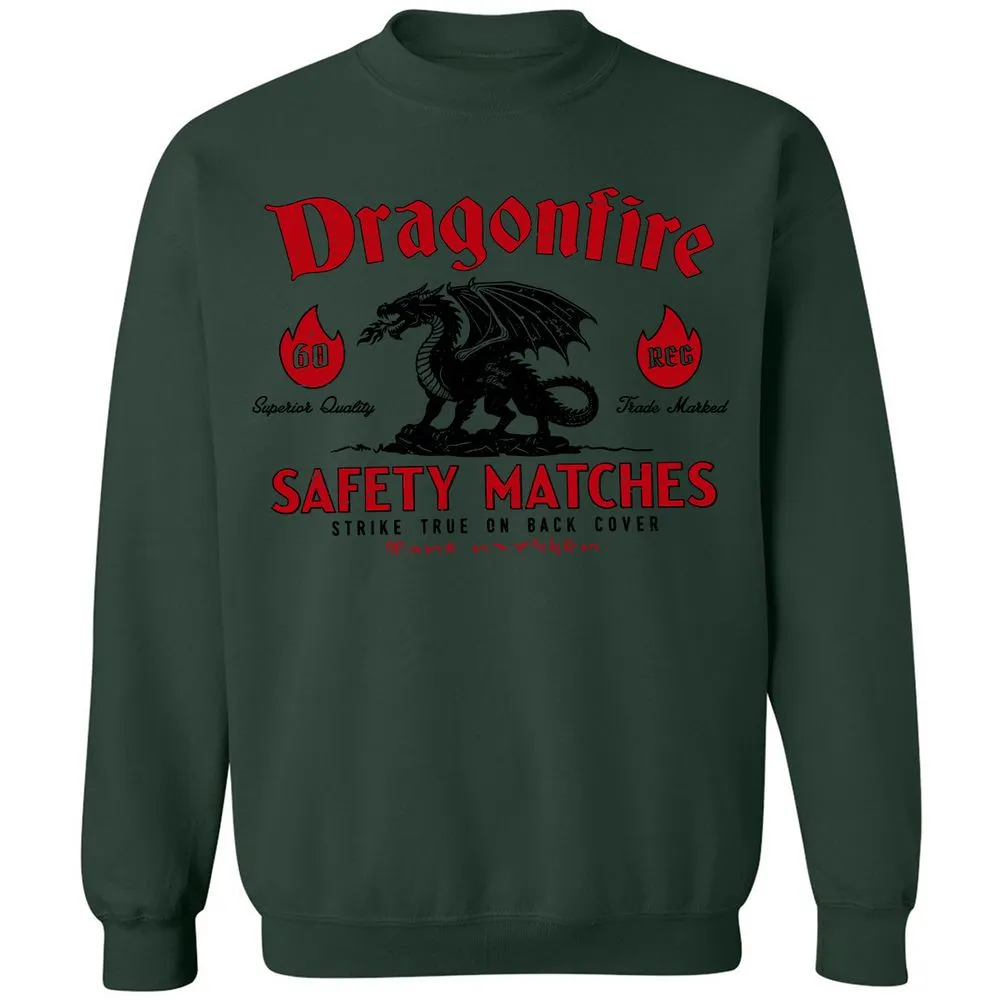 Dragonfire Classic Unisex Sweatshirt - Forest Green - 4
