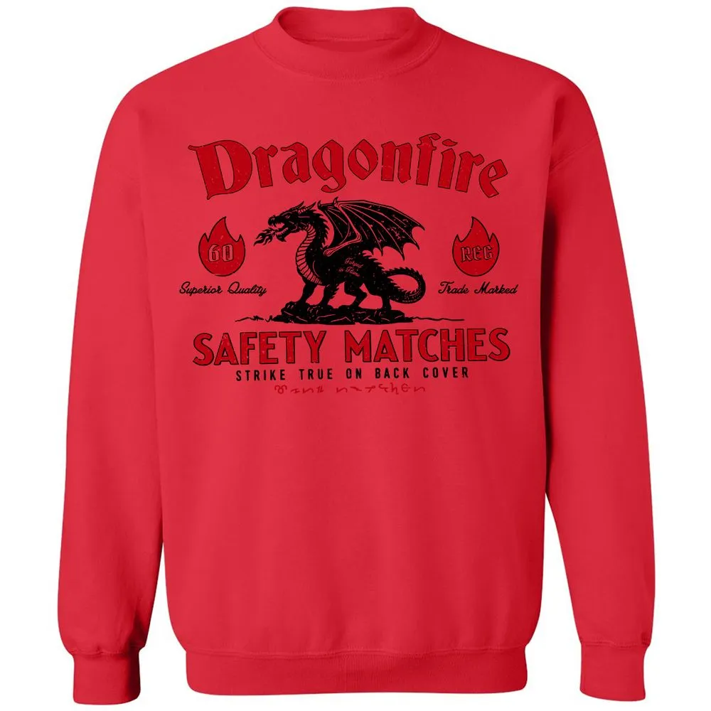 Dragonfire Classic Unisex Sweatshirt - Red - 5