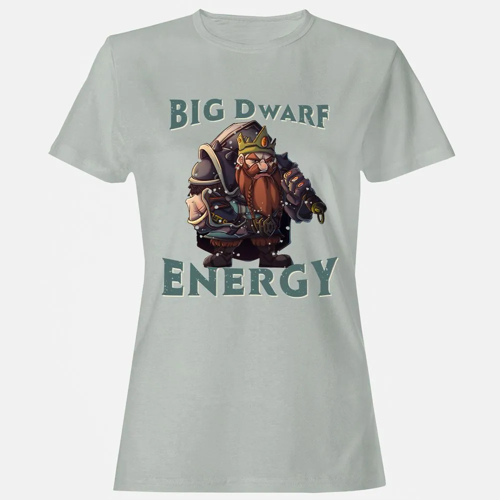 Big Dwarf Energy Women's T-Shirt - Ash - 2