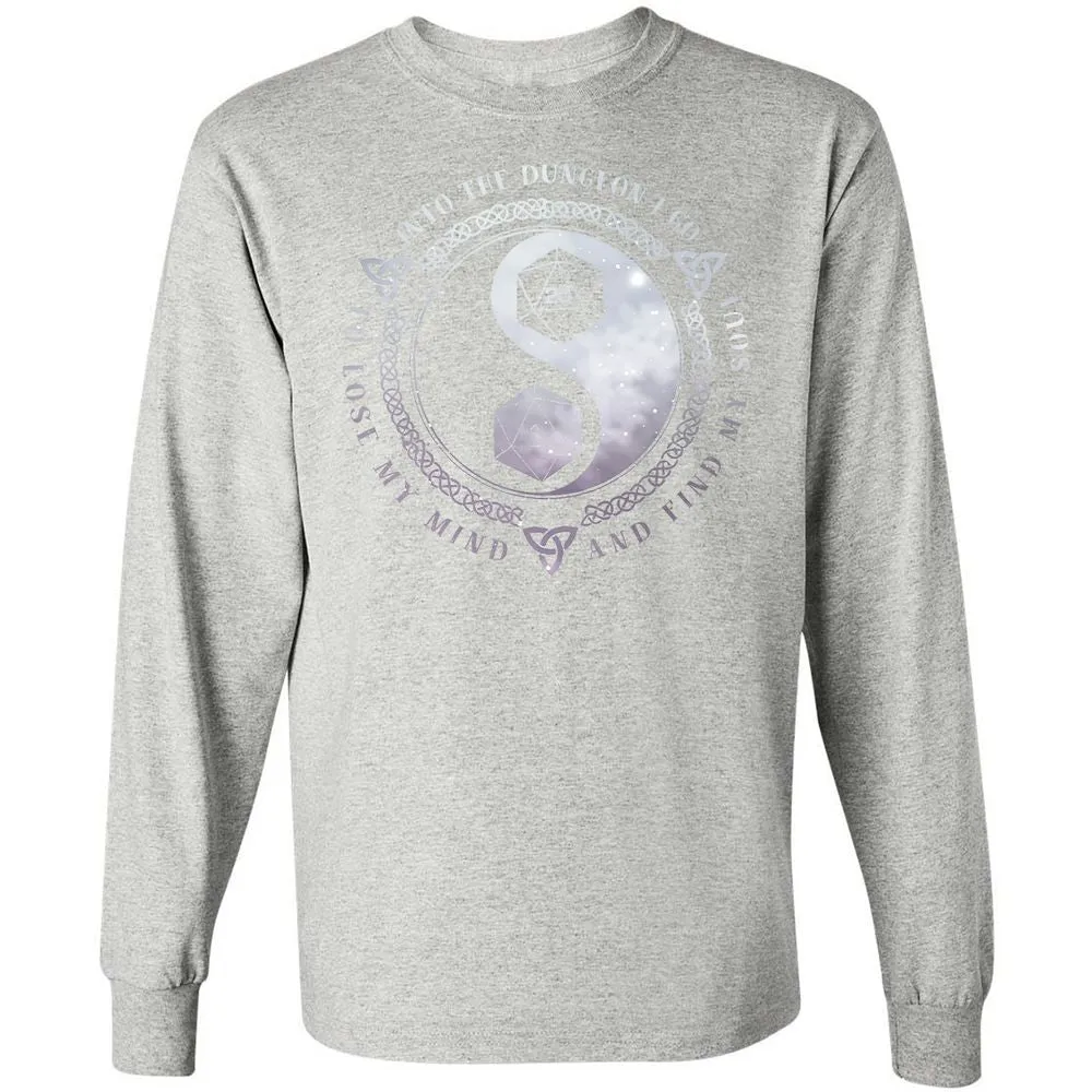 Into The Dungeon I Go Long Sleeve T-Shirt - Ash - 7