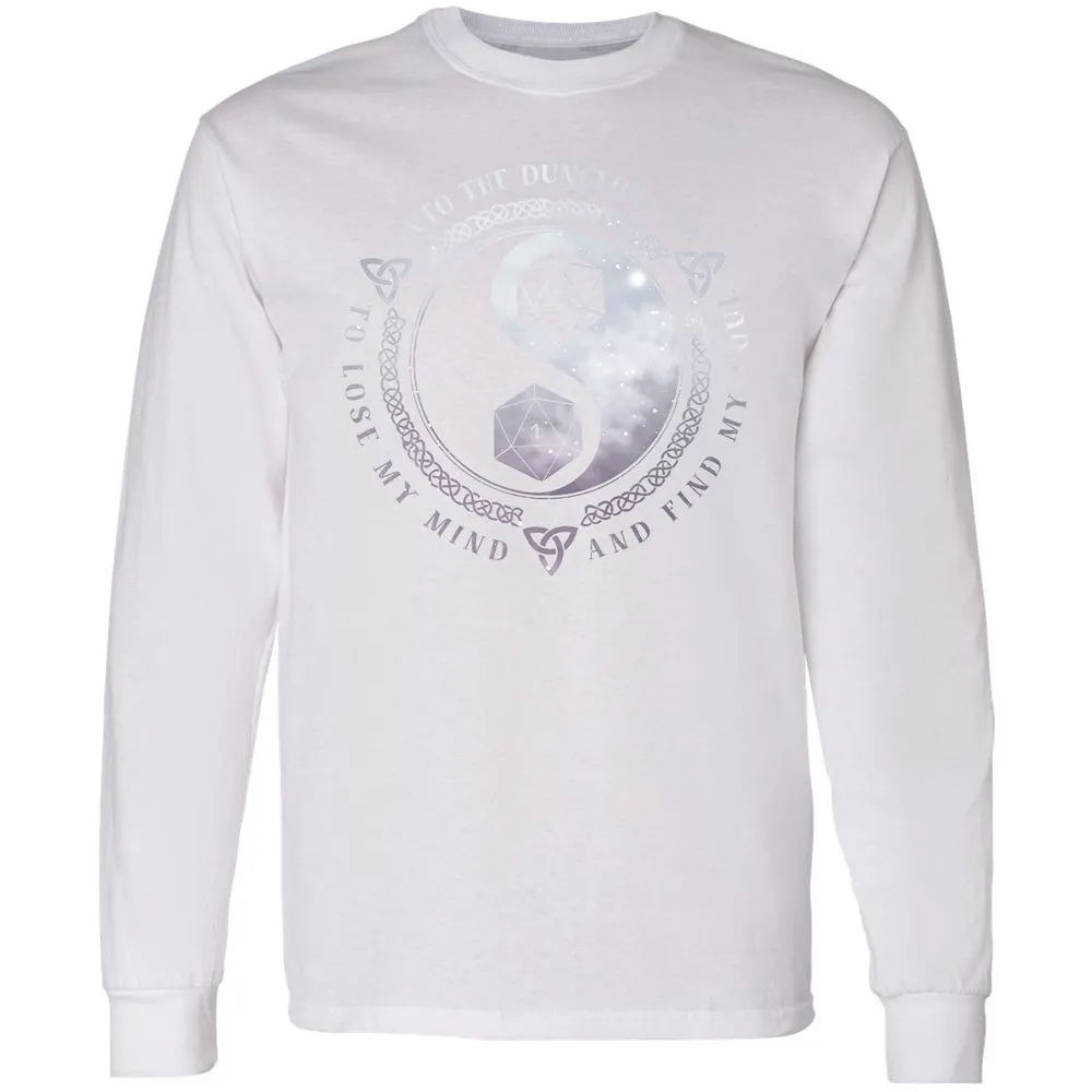 Into The Dungeon I Go Long Sleeve T-Shirt - White - 5