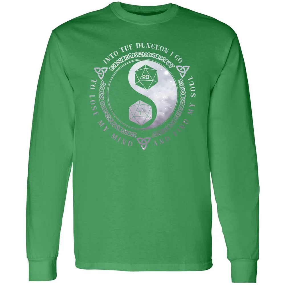 Into The Dungeon I Go Long Sleeve T-Shirt - Irish Green - 10