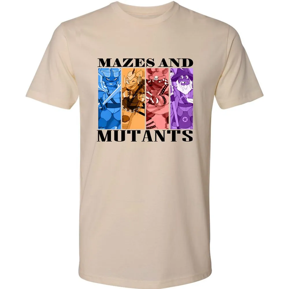 Mazes & Mutants Premium Unisex T-Shirt - Cream - 2
