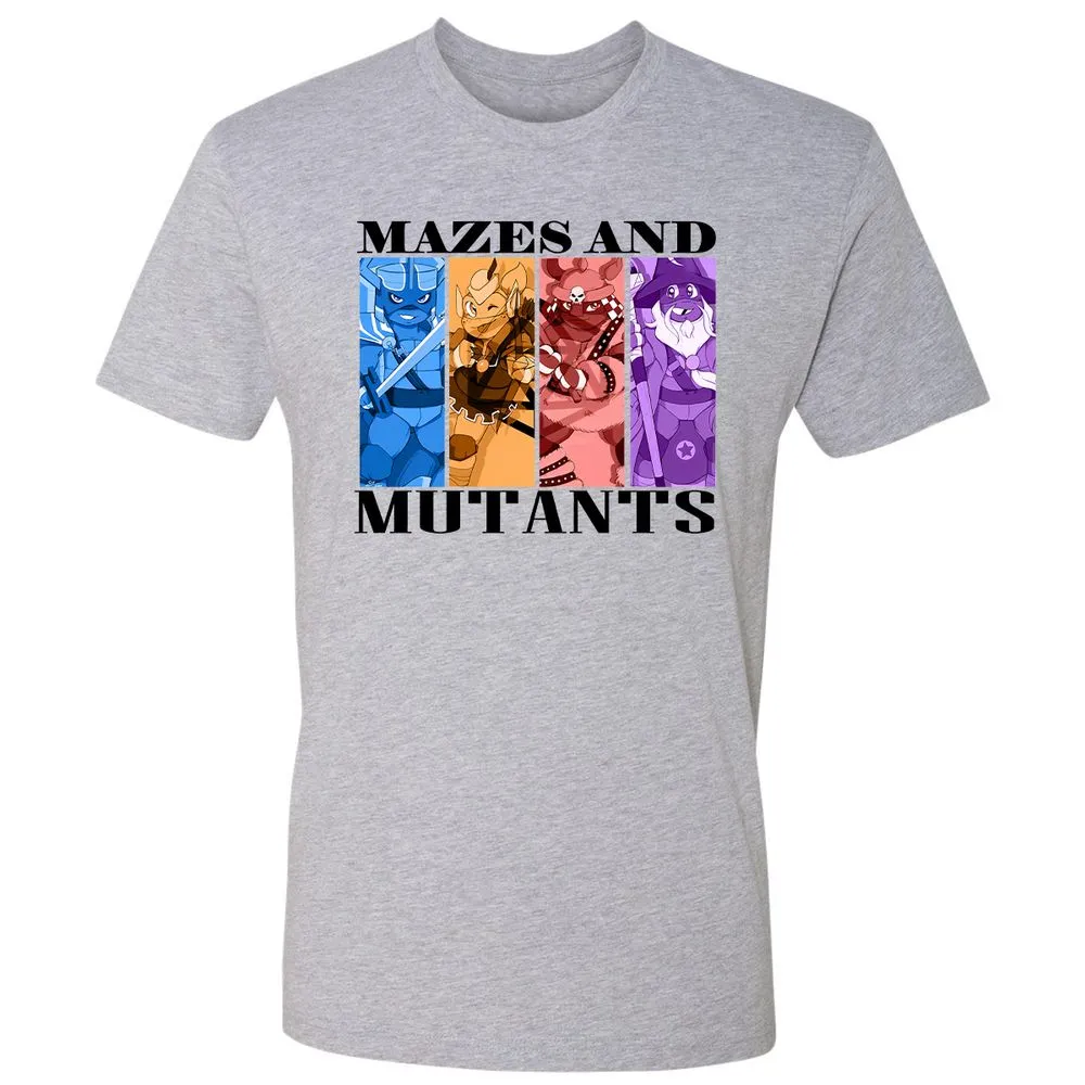 Mazes & Mutants Premium Unisex T-Shirt - Heather Grey - 9