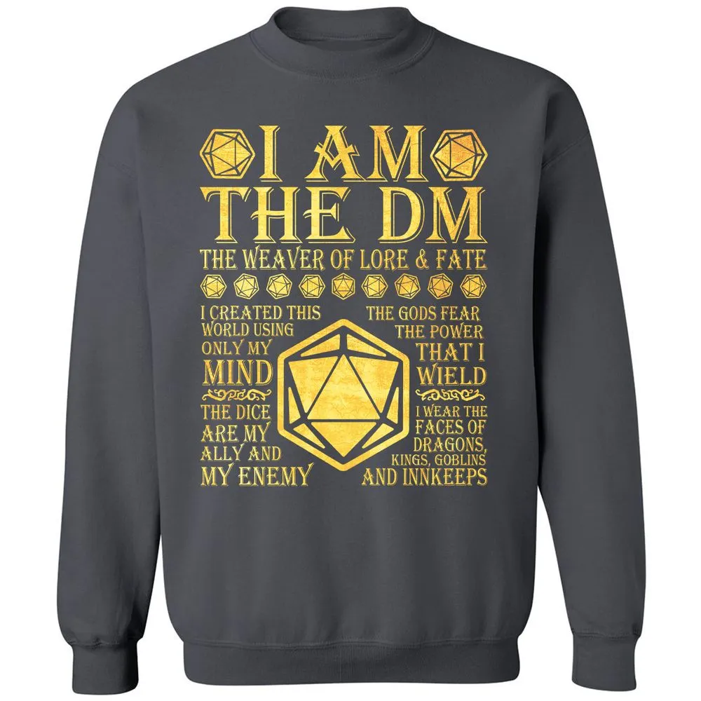 I Am The DM Classic Unisex Sweatshirt - Charcoal - 7