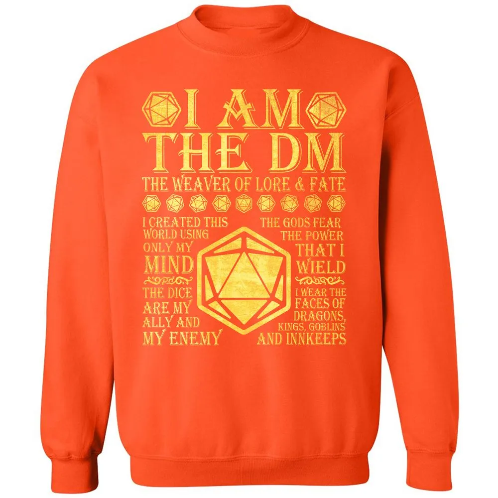 I Am The DM Classic Unisex Sweatshirt - Orange - 10