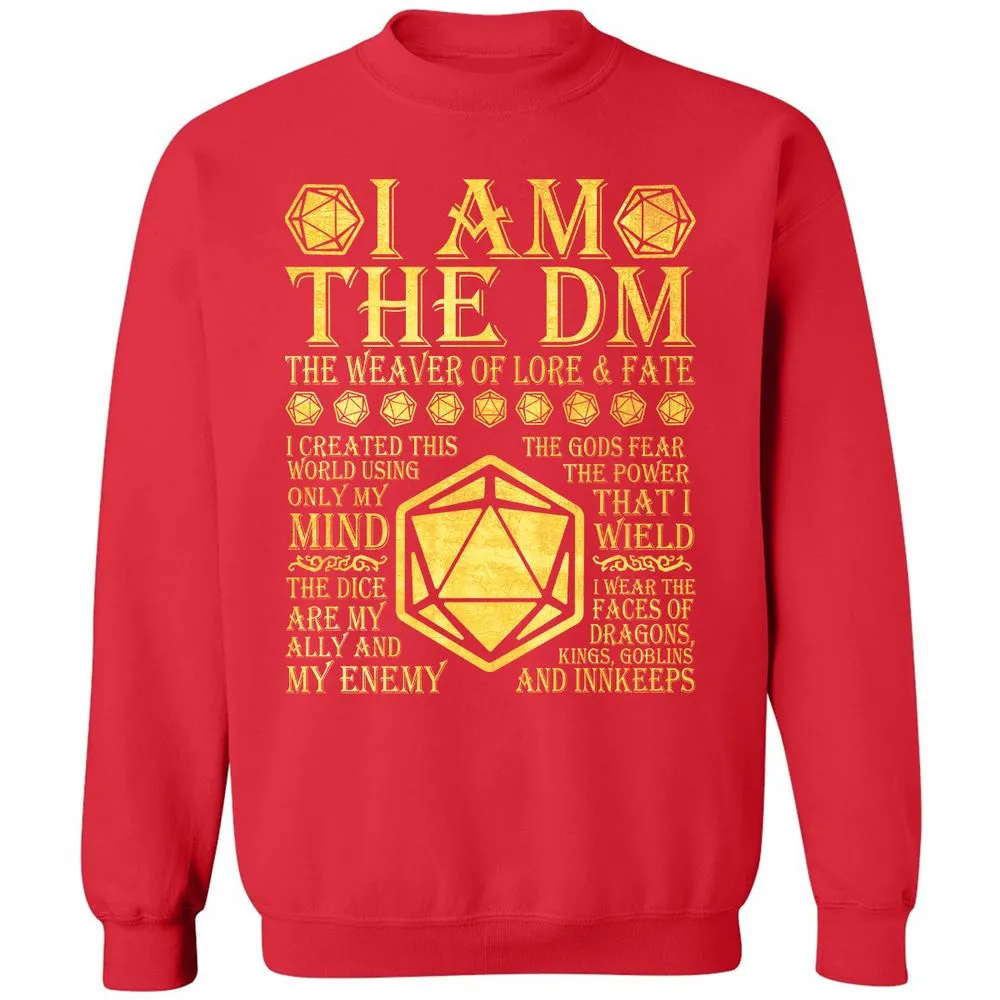 I Am The DM Classic Unisex Sweatshirt - Red - 5