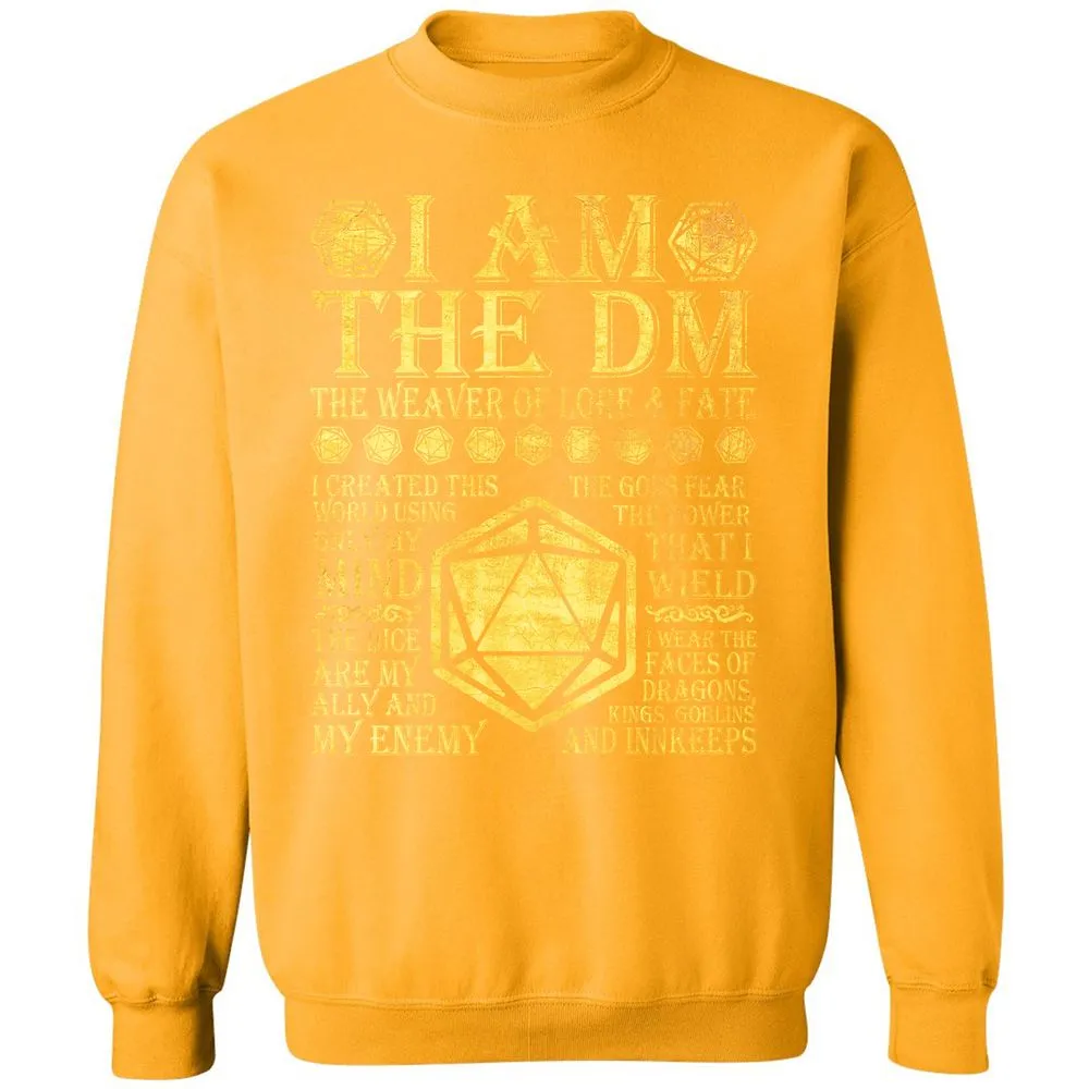 I Am The DM Classic Unisex Sweatshirt - Gold - 11