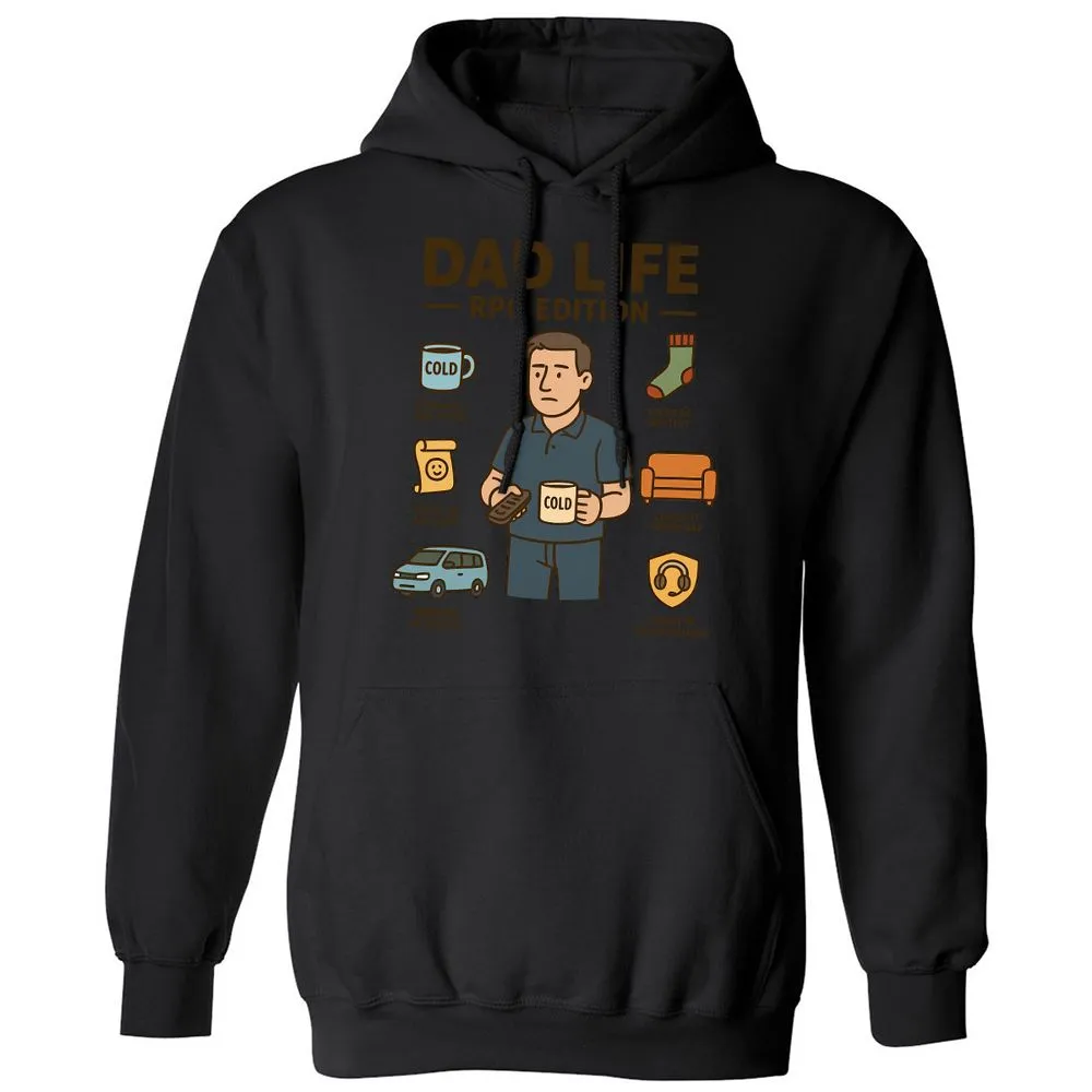 Dad Life RPG Edition Classic Unisex Hoodie - Black - 11