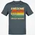 Awesome Dad Explore Dungeons Slay Dragons Classic Unisex T-Shirt - Charcoal - 3