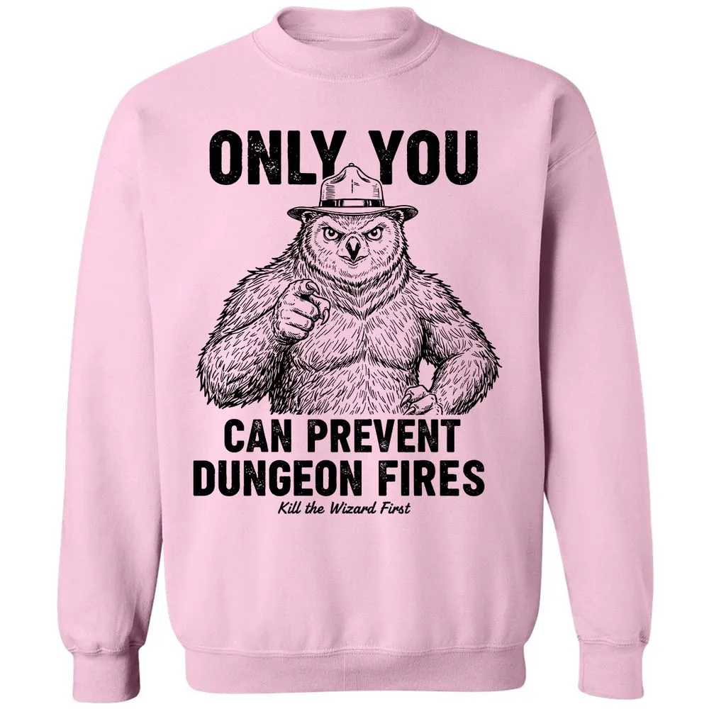 Only You Can Prevent Dungeon Fires - Light Pink - 3