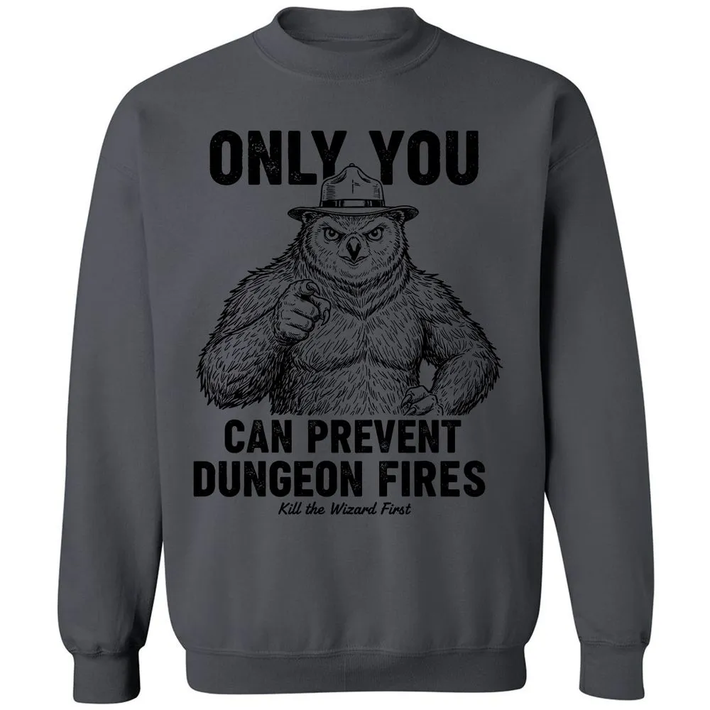 Only You Can Prevent Dungeon Fires - Charcoal - 7