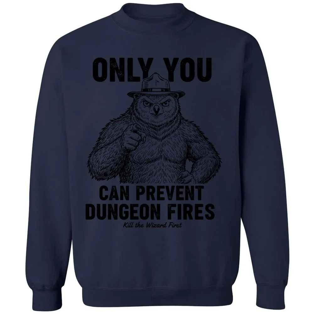 Only You Can Prevent Dungeon Fires - Navy - 8