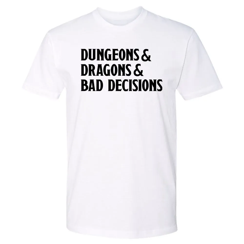 Bad Decisions Premium Unisex T-Shirt - White - 1