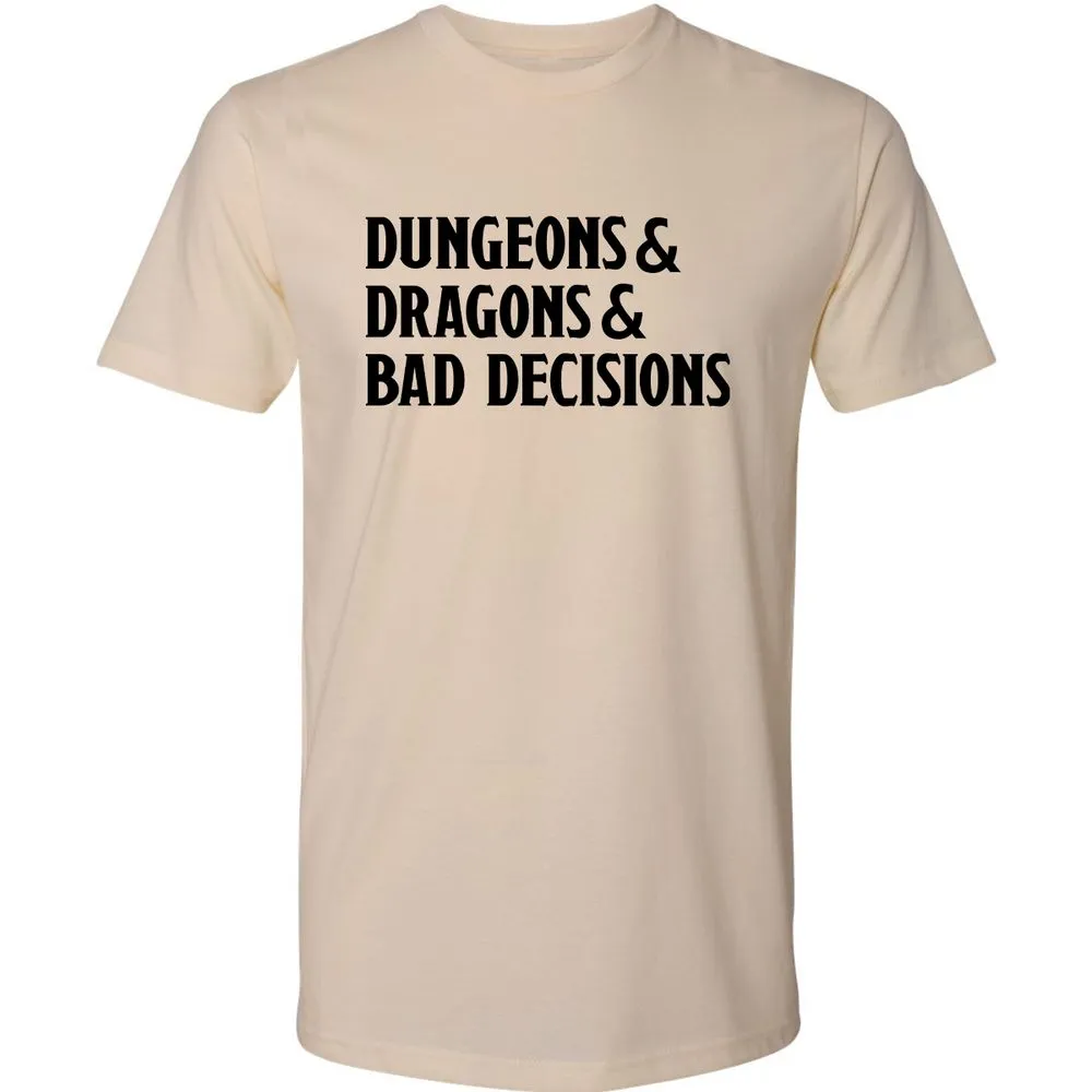 Bad Decisions Premium Unisex T-Shirt - Cream - 2