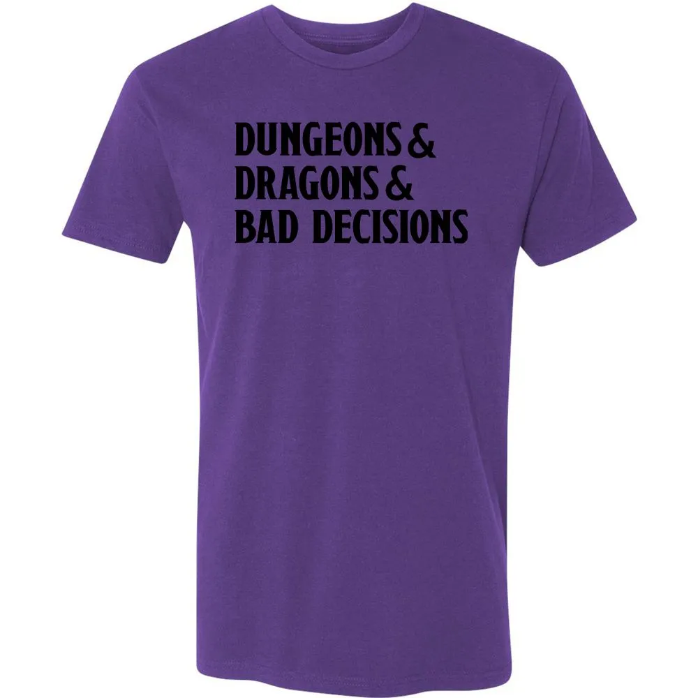 Bad Decisions Premium Unisex T-Shirt - Purple Rush - 7