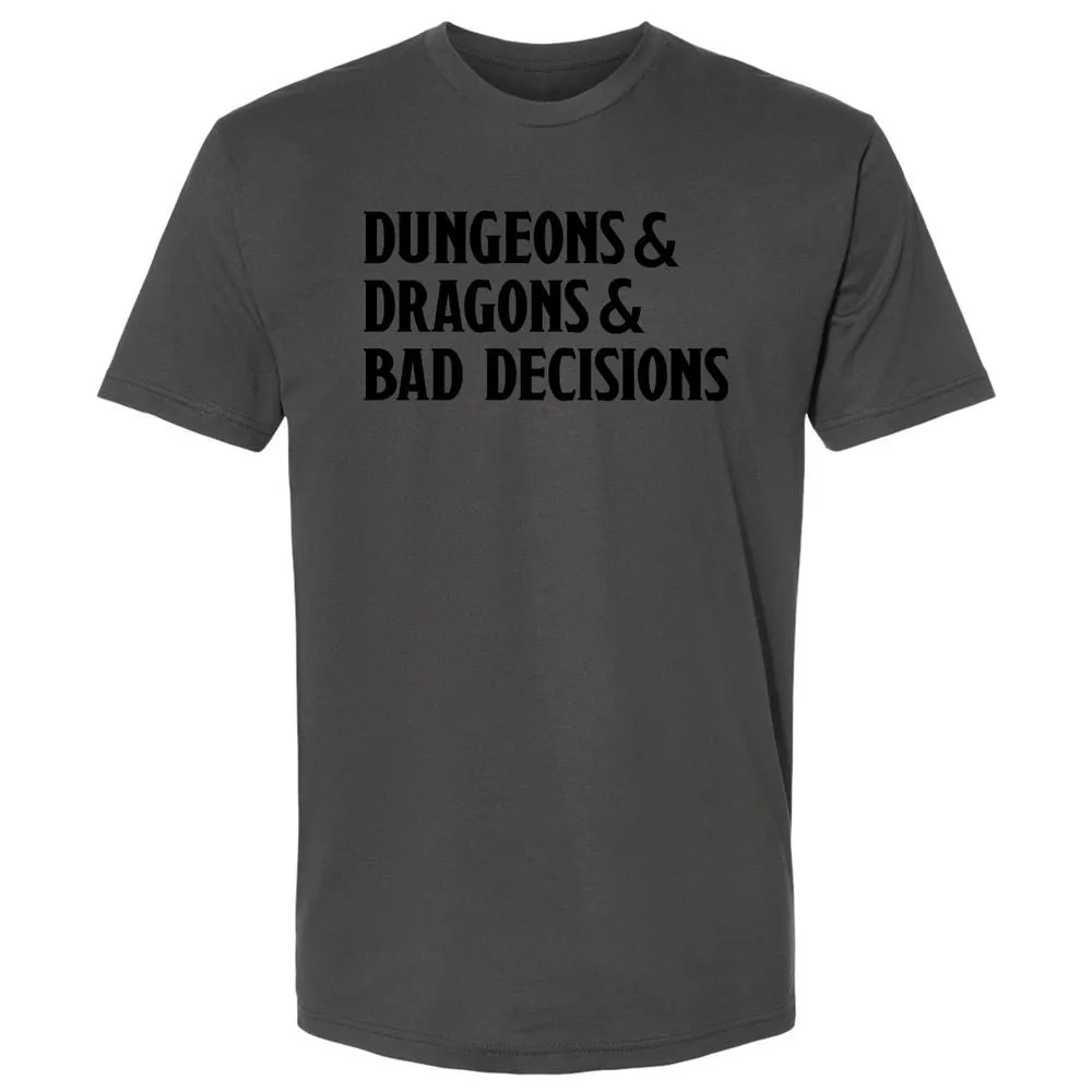 Bad Decisions Premium Unisex T-Shirt - Heavy Metal - 8