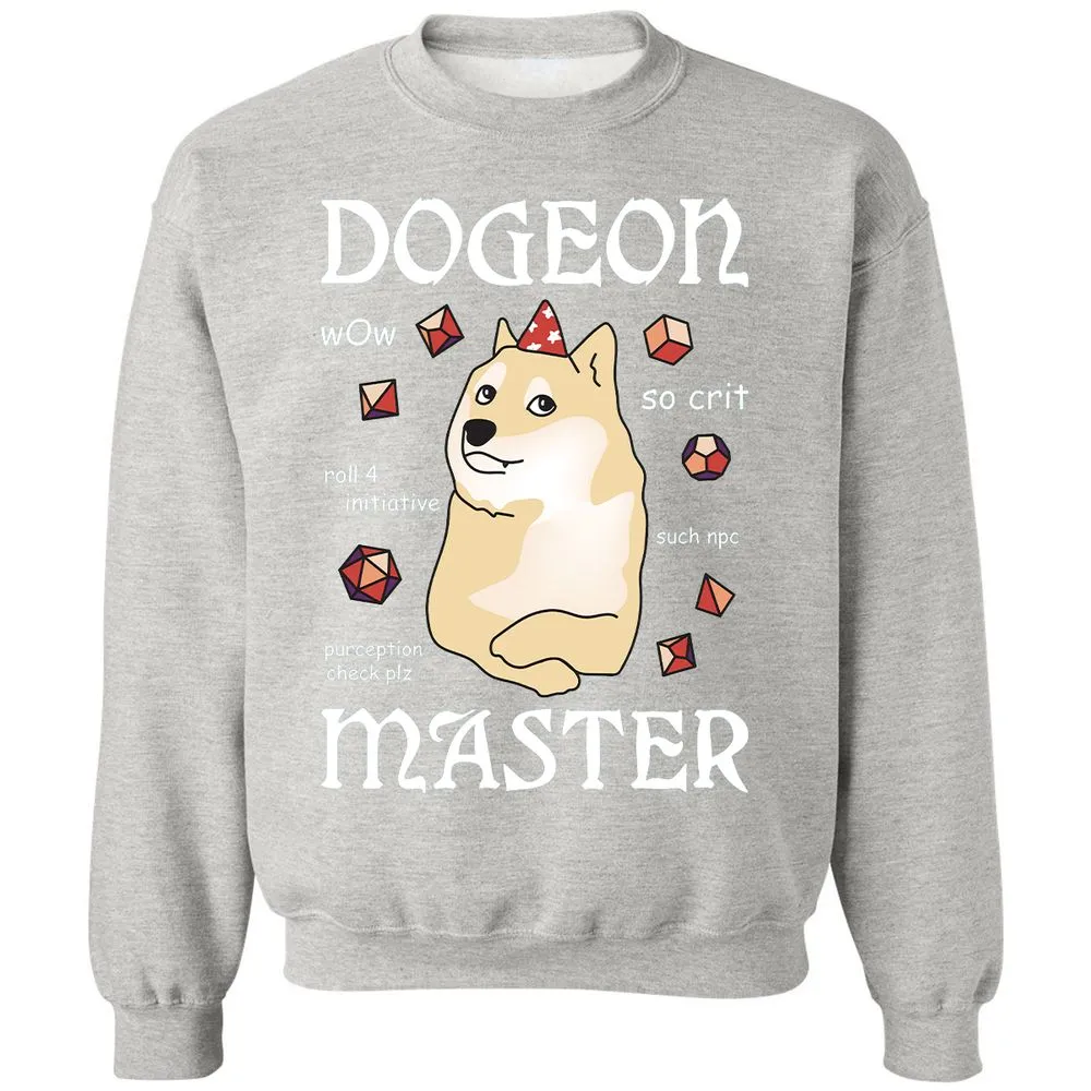 Dogeon Master Classic Unisex Sweatshirt - Ash - 8