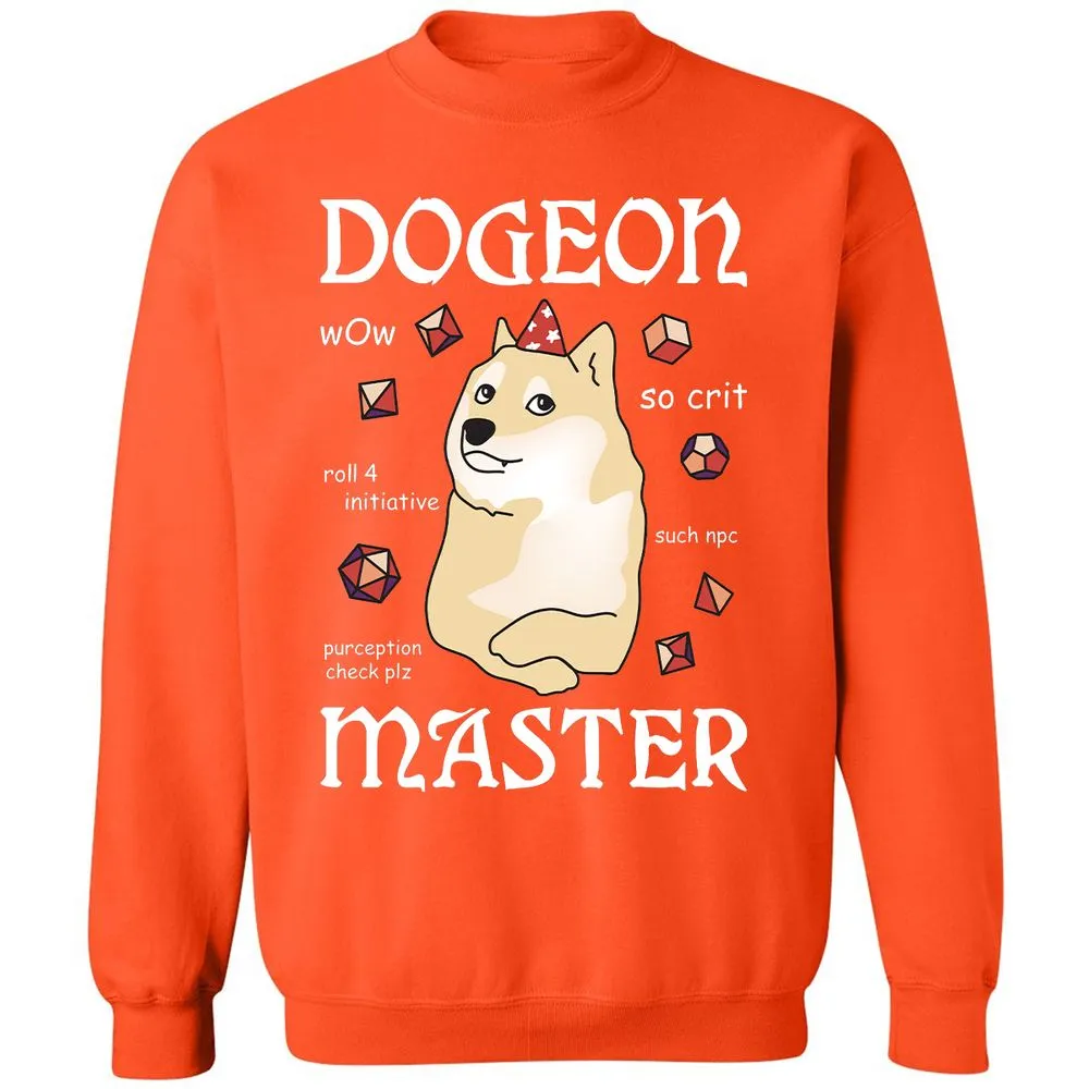 Dogeon Master Classic Unisex Sweatshirt - Orange - 10