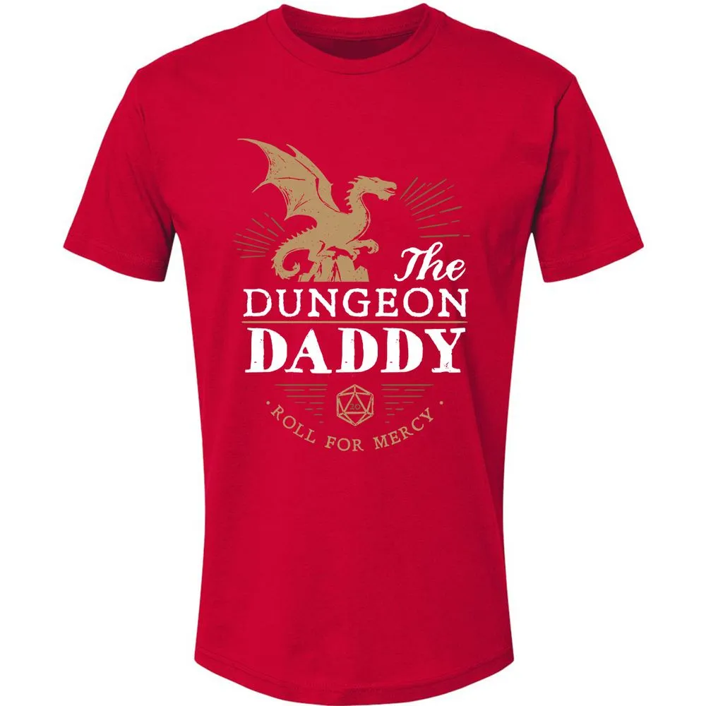 Dungeon Daddy Roll For Mercy Premium Unisex T-Shirt - Red - 6