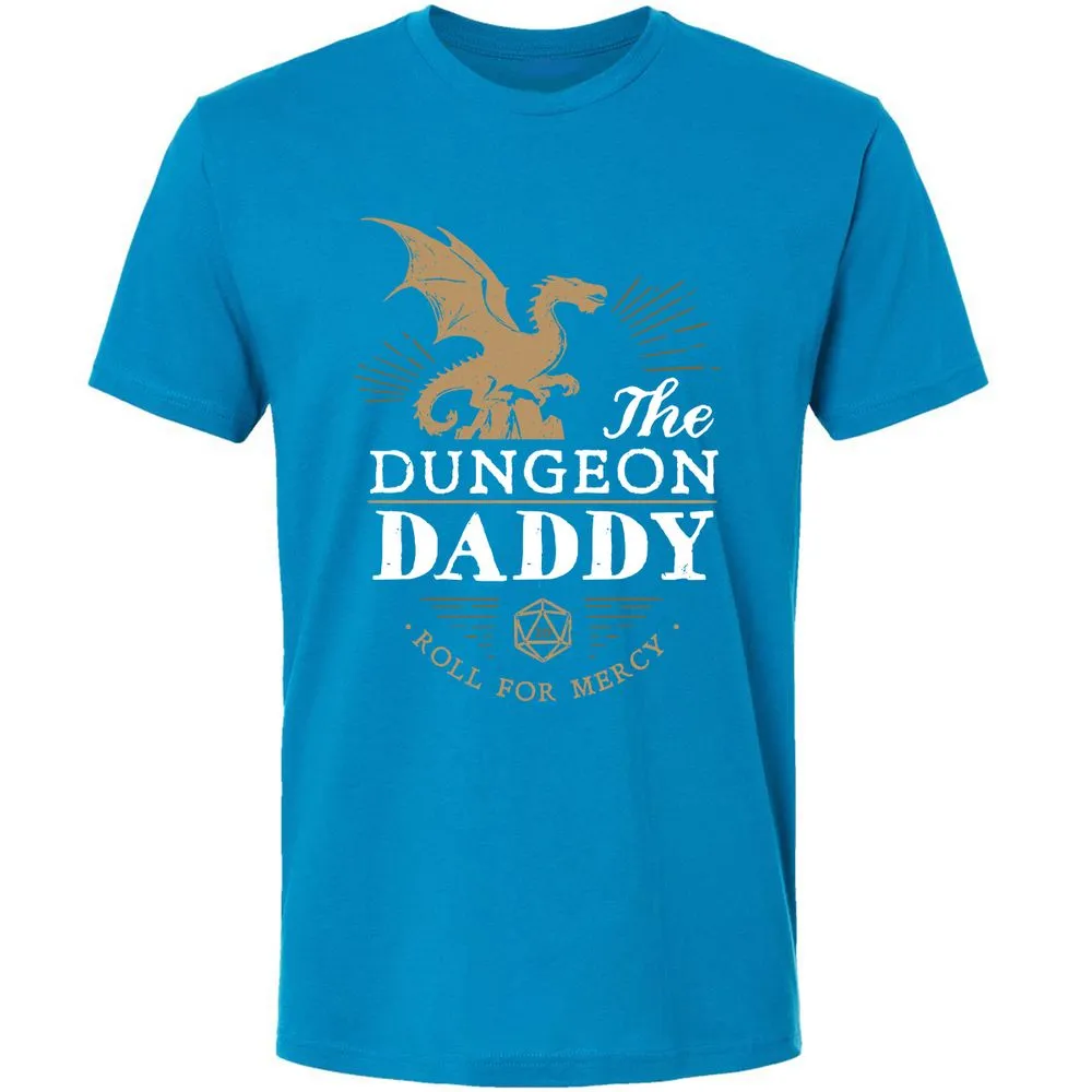 Dungeon Daddy Roll For Mercy Premium Unisex T-Shirt - Turquoise - 16
