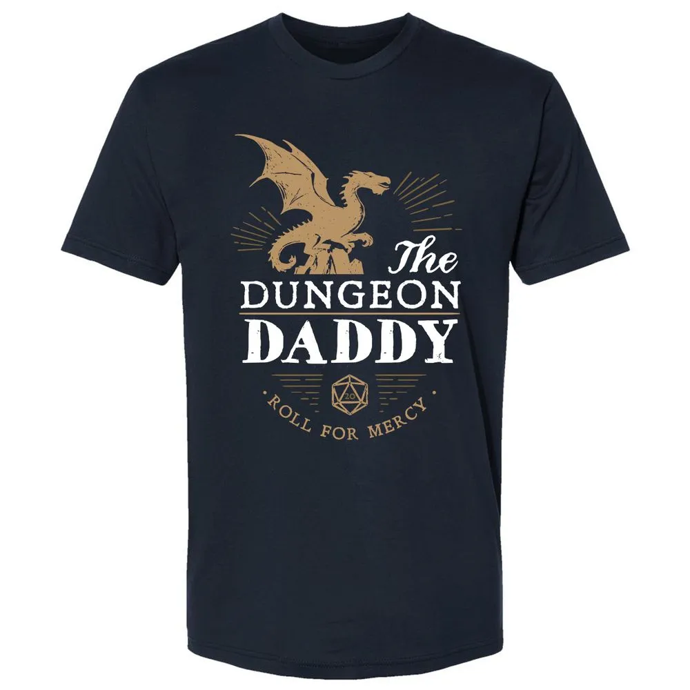 Dungeon Daddy Roll For Mercy Premium Unisex T-Shirt - Midnight Navy - 2