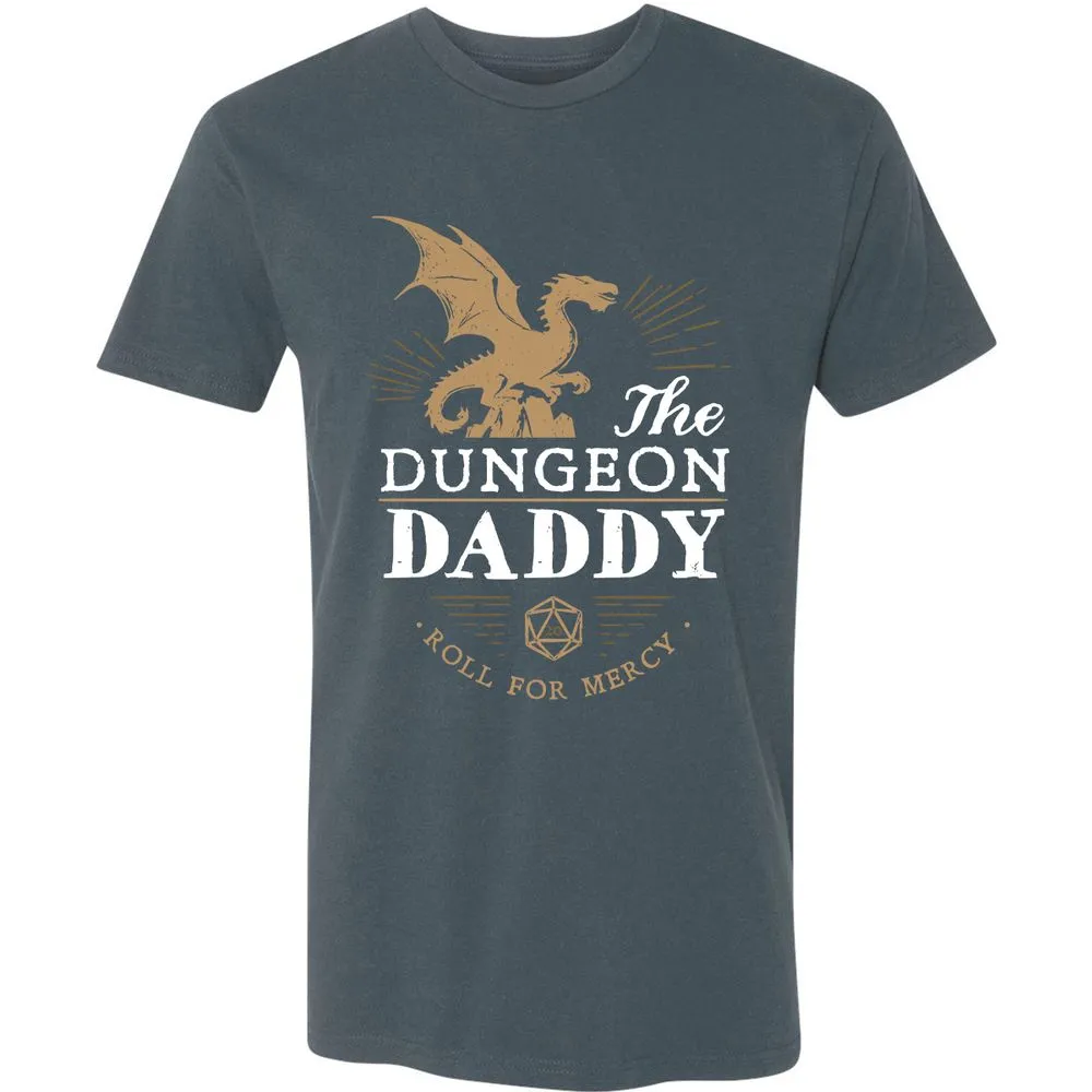 Dungeon Daddy Roll For Mercy Premium Unisex T-Shirt - Indigo - 15