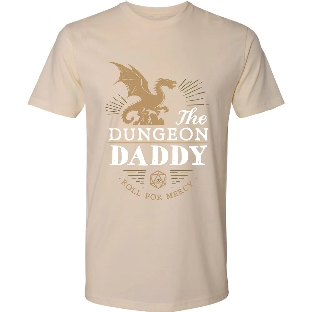 Dungeon Daddy Roll For Mercy Premium Unisex T-Shirt - Cream - 14