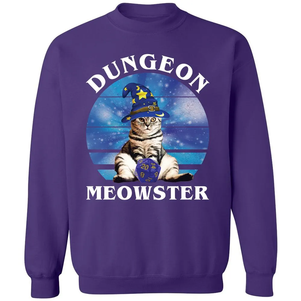 Dungeon Meowster Vintage Classic Unisex Sweatshirt - Purple - 6