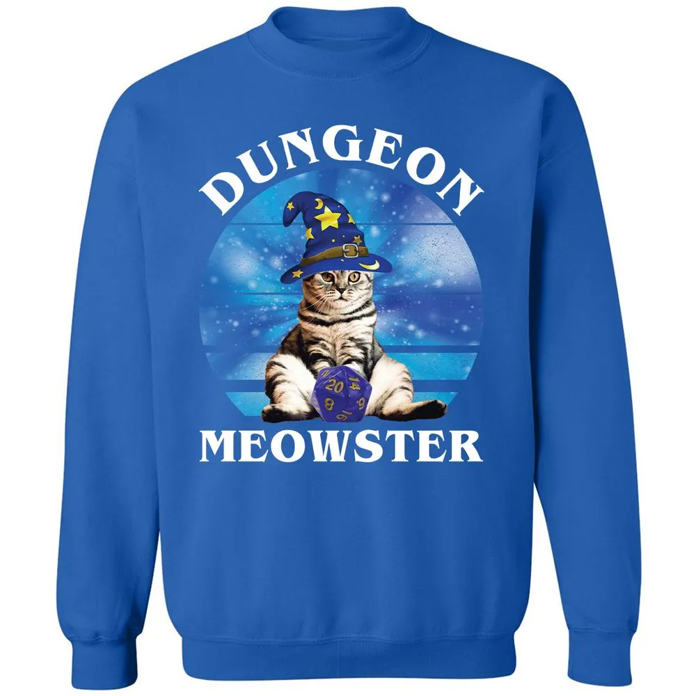 Dungeon Meowster Vintage Classic Unisex Sweatshirt - Royal - 9