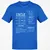 Uncle Stats Classic Unisex T-Shirt - Royal - 11