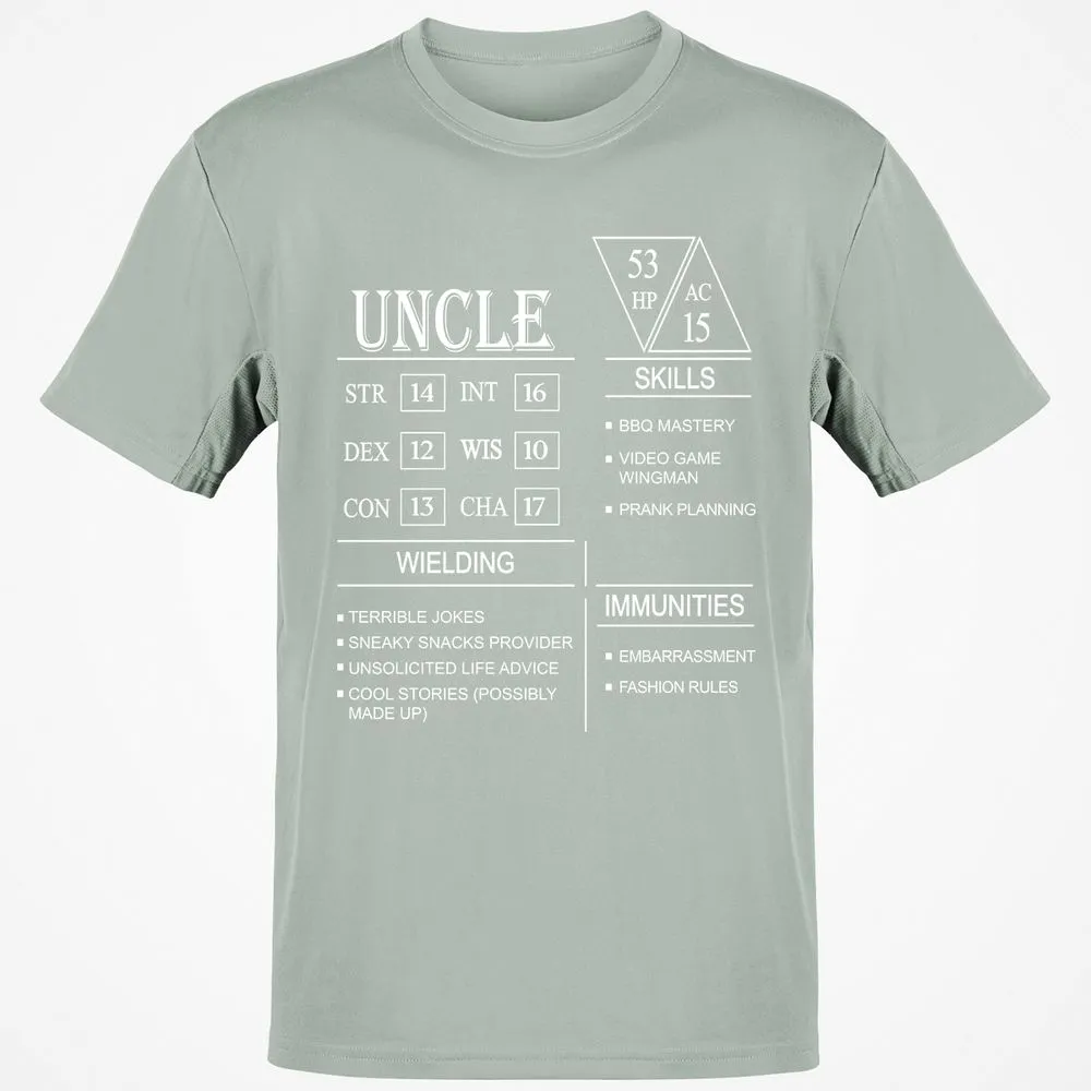 Uncle Stats Classic Unisex T-Shirt - Ash - 2