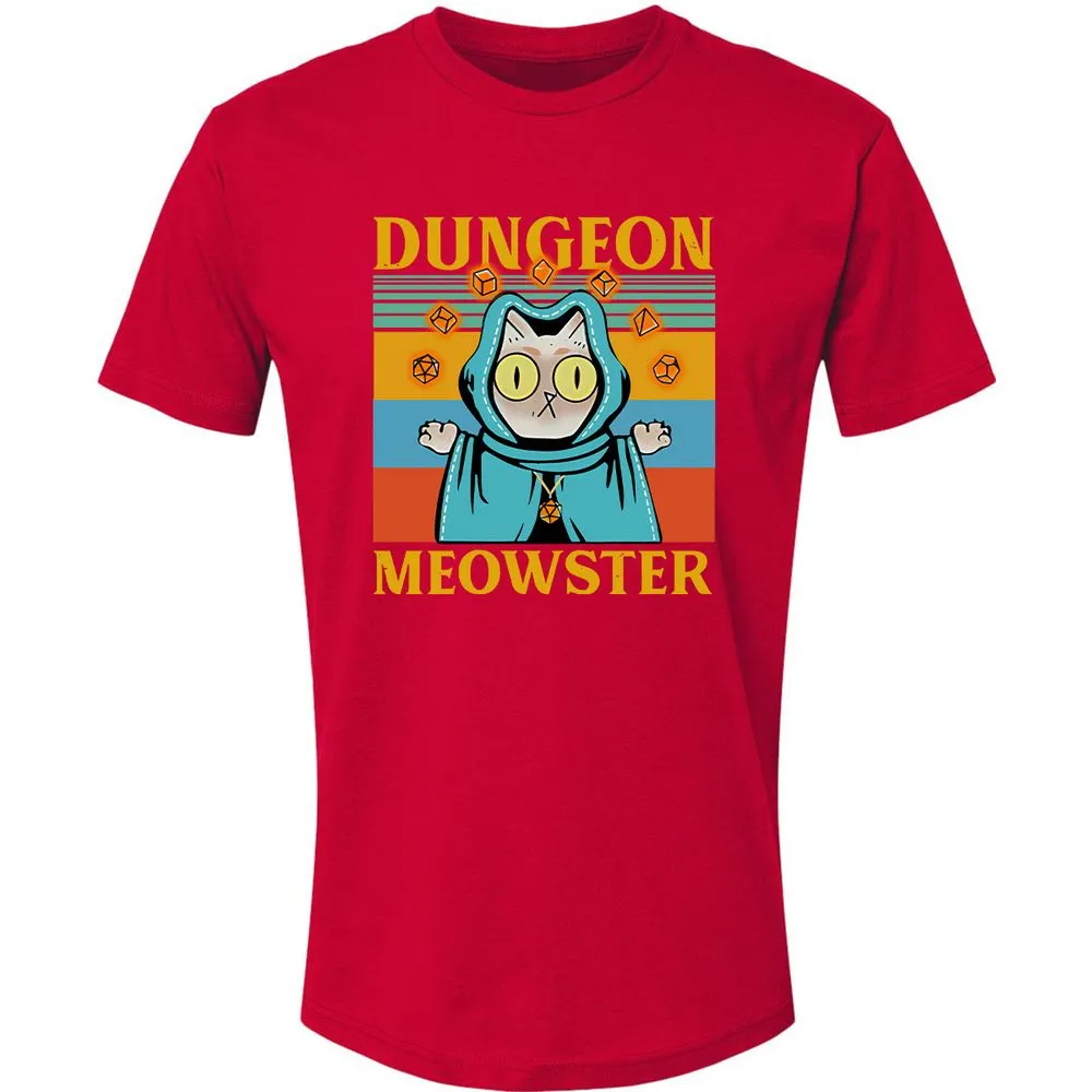 Dungeon Meowster Premium Unisex T-Shirt - Red - 6
