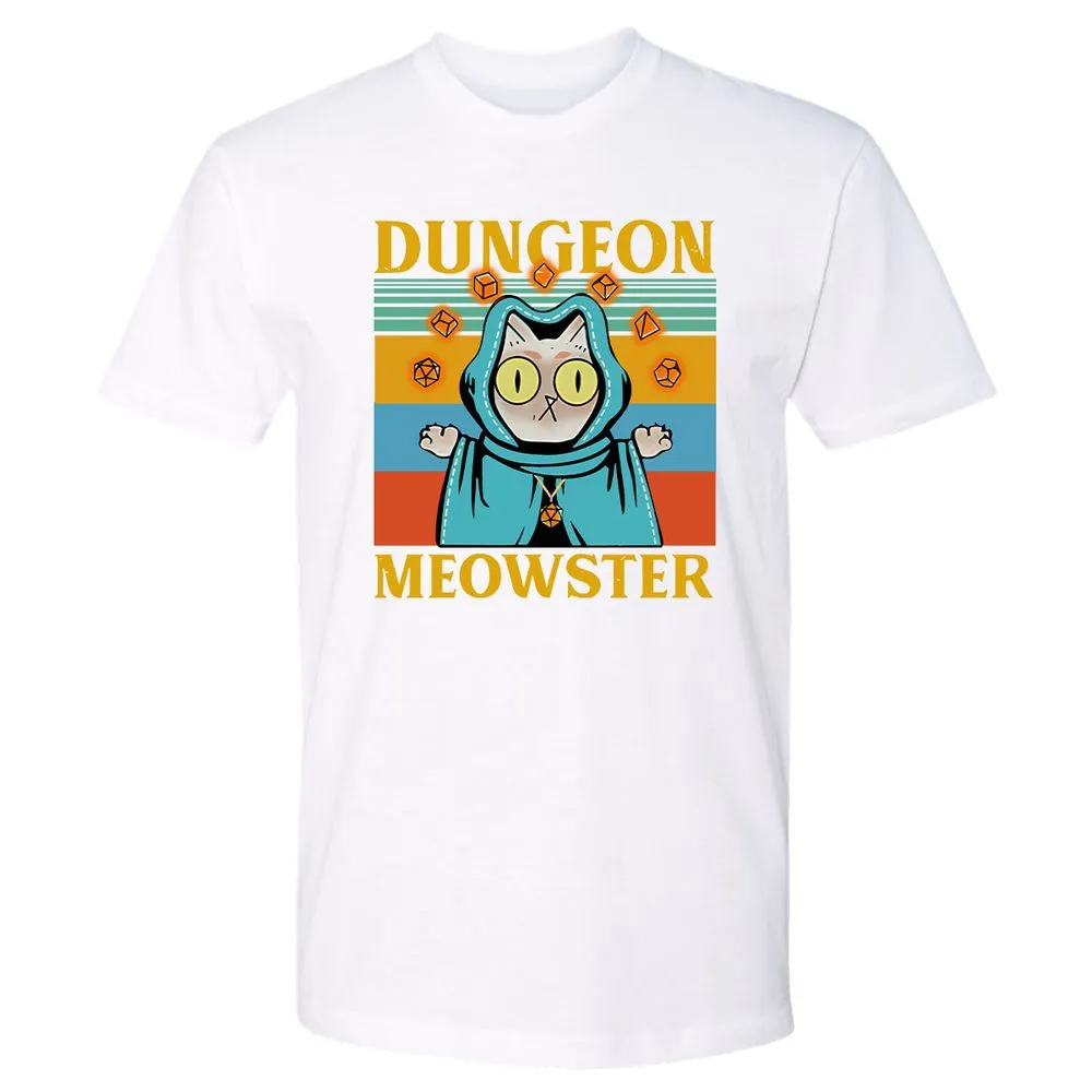 Dungeon Meowster Premium Unisex T-Shirt - White - 4