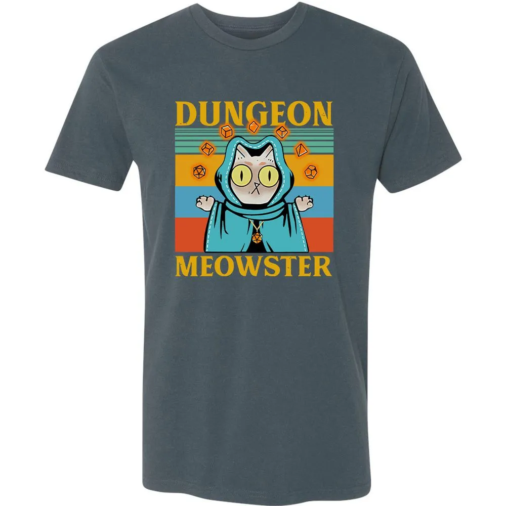 Dungeon Meowster Premium Unisex T-Shirt - Indigo - 15