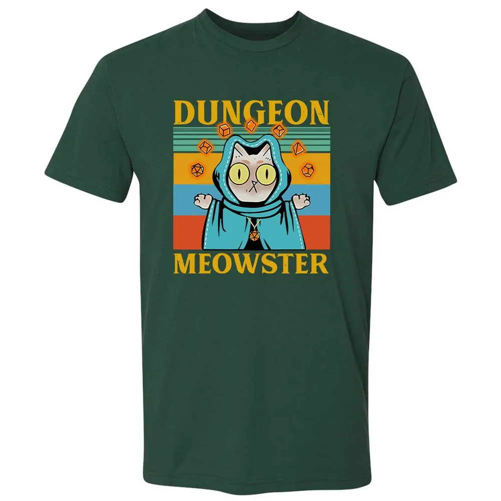 Dungeon Meowster Premium Unisex T-Shirt - Forest Green - 13