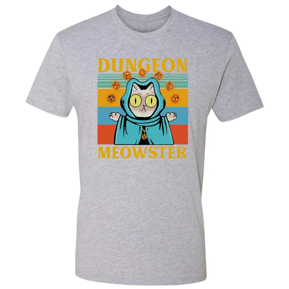 Dungeon Meowster Premium Unisex T-Shirt - Heather Grey - 9