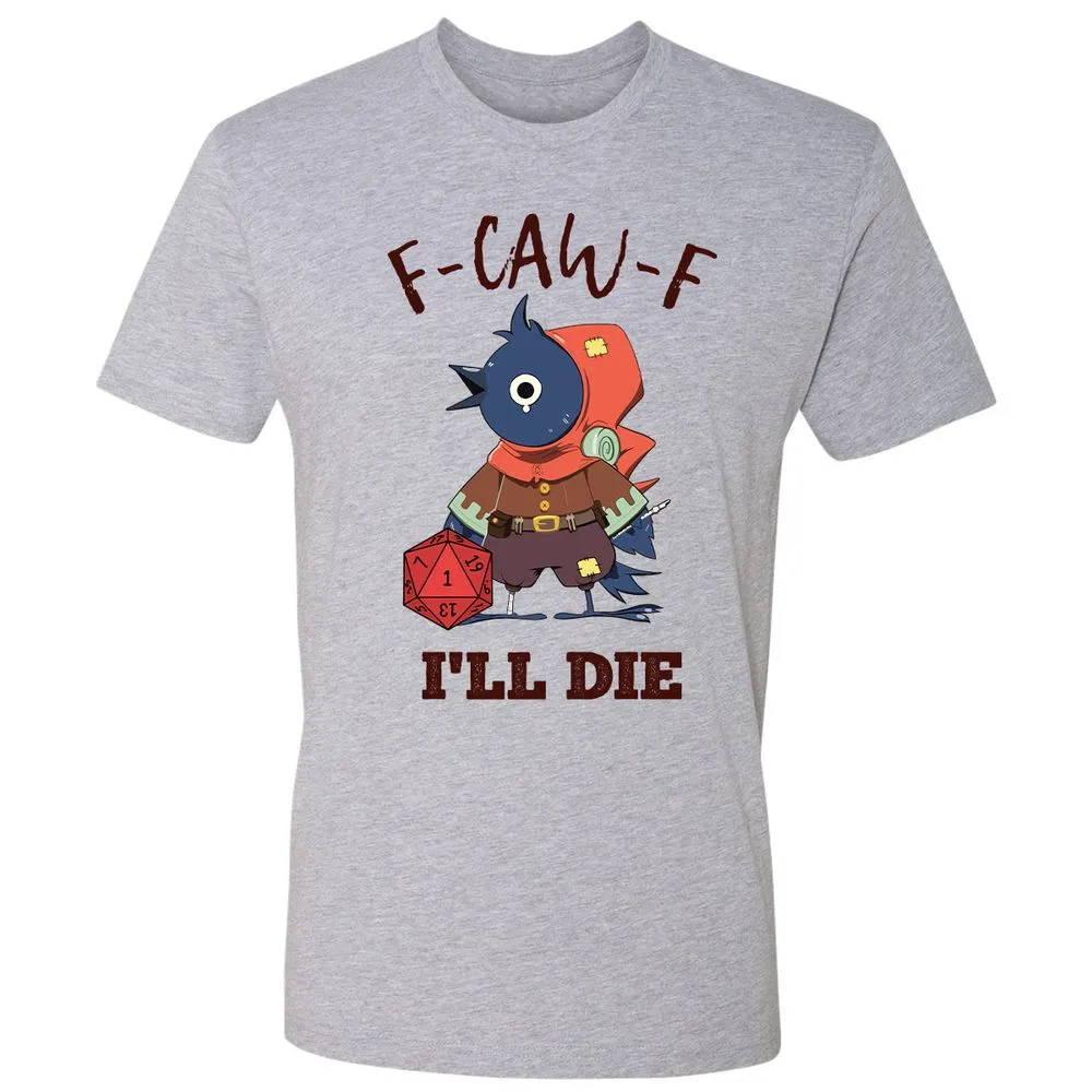 Funny F-CAW-F Kenku Crow - Heather Grey - 9