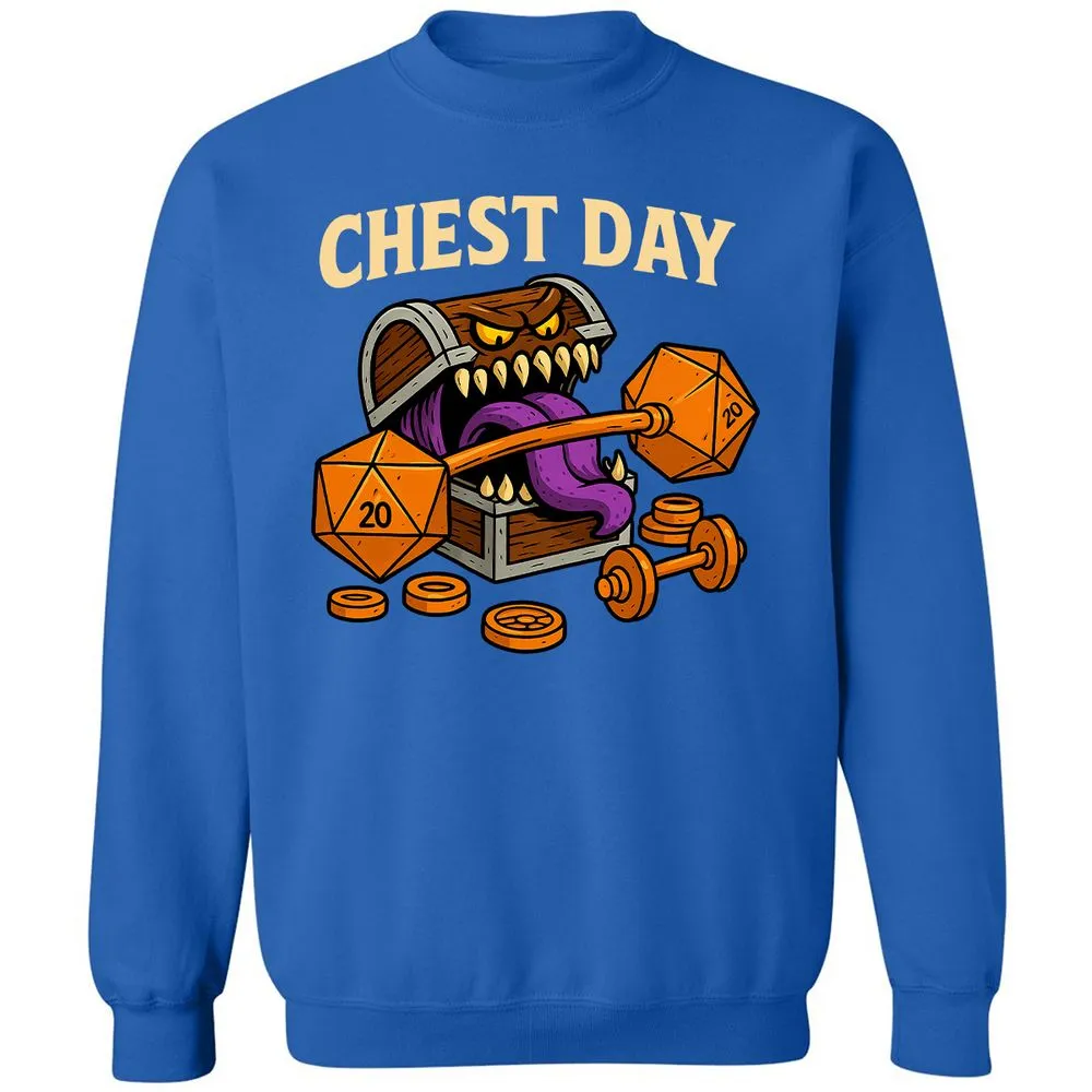 Chest Day Classic Unisex Sweatshirt - Royal - 9