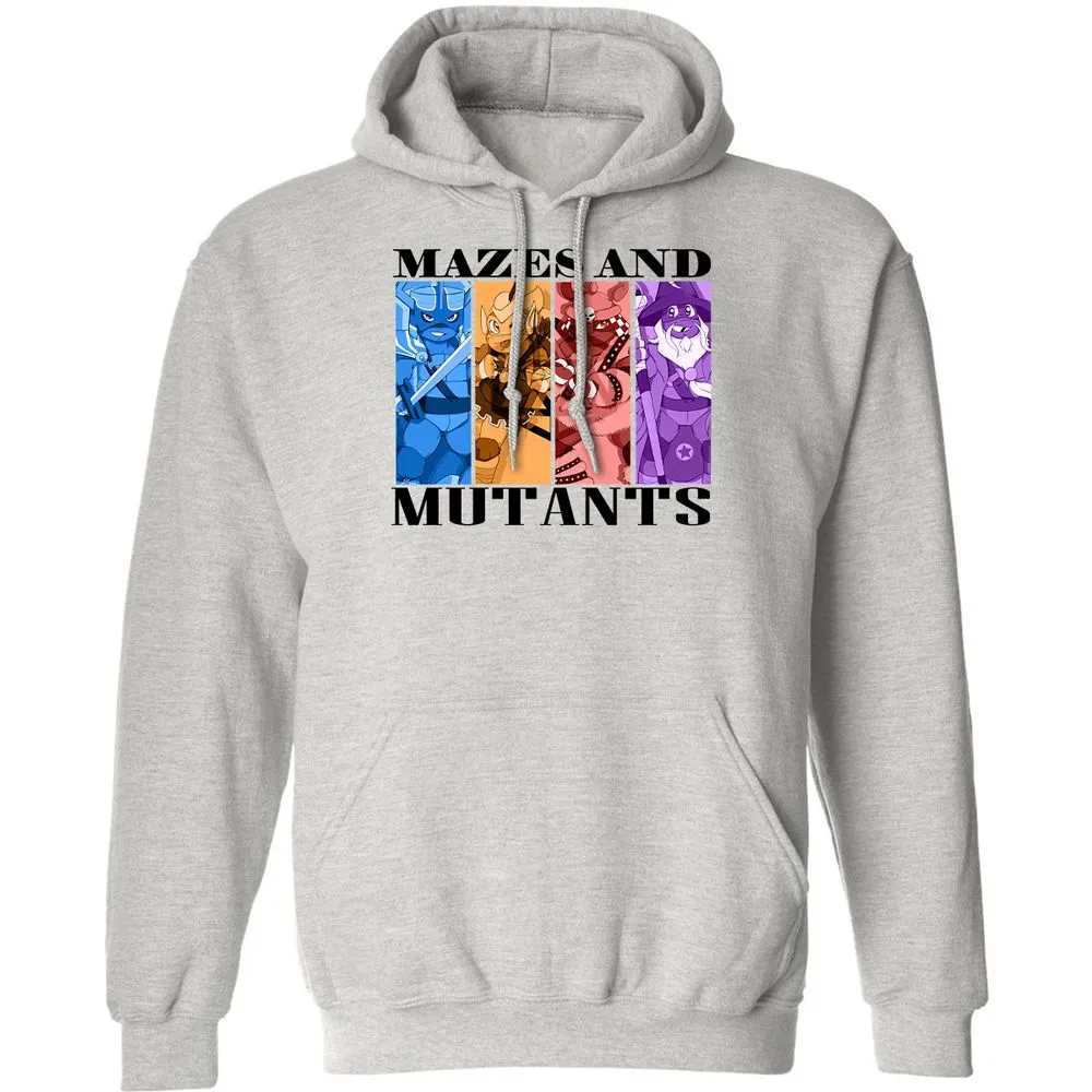 Mazes & Mutants Classic Unisex Hoodie - Ash - 2