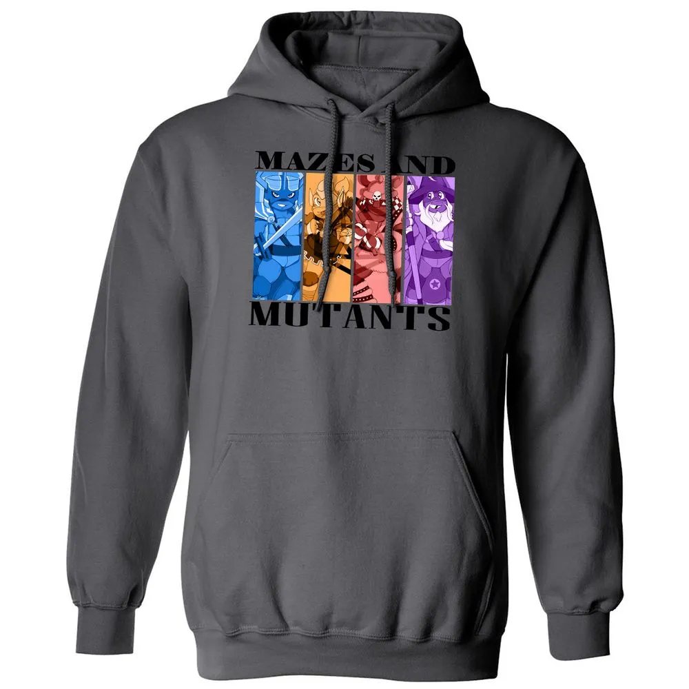 Mazes & Mutants Classic Unisex Hoodie - Charcoal - 7
