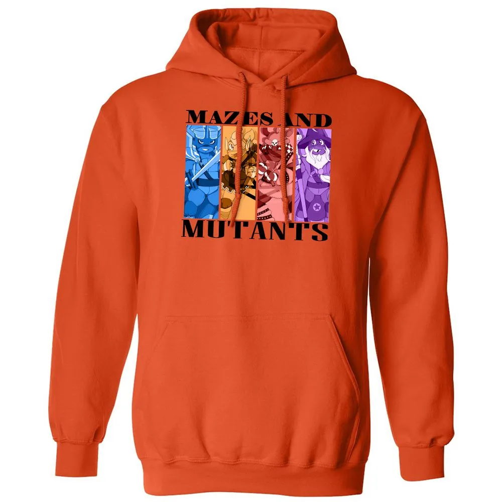 Mazes & Mutants Classic Unisex Hoodie - Orange - 10