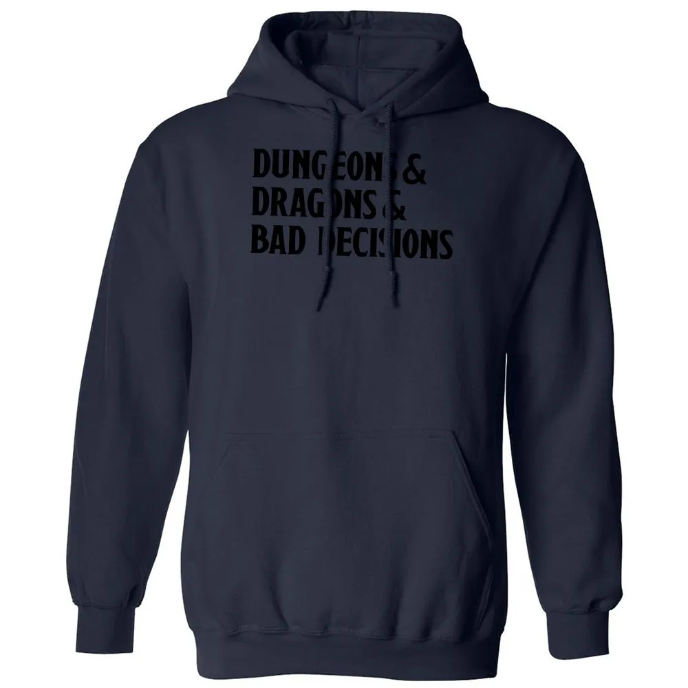Bad Decisions Classic Unisex Hoodie - Navy - 8