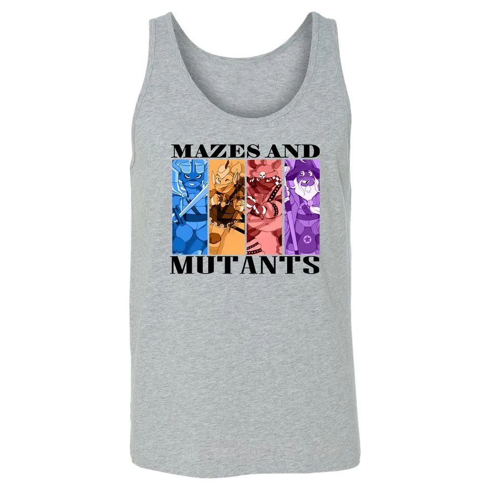 Mazes & Mutants Unisex Jersey Tank - Athletic Heather - 4