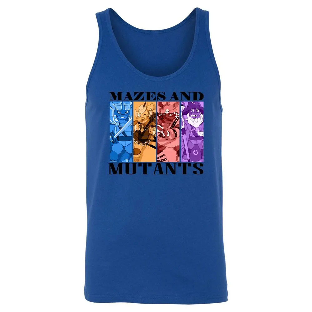 Mazes & Mutants Unisex Jersey Tank - True Royal - 13