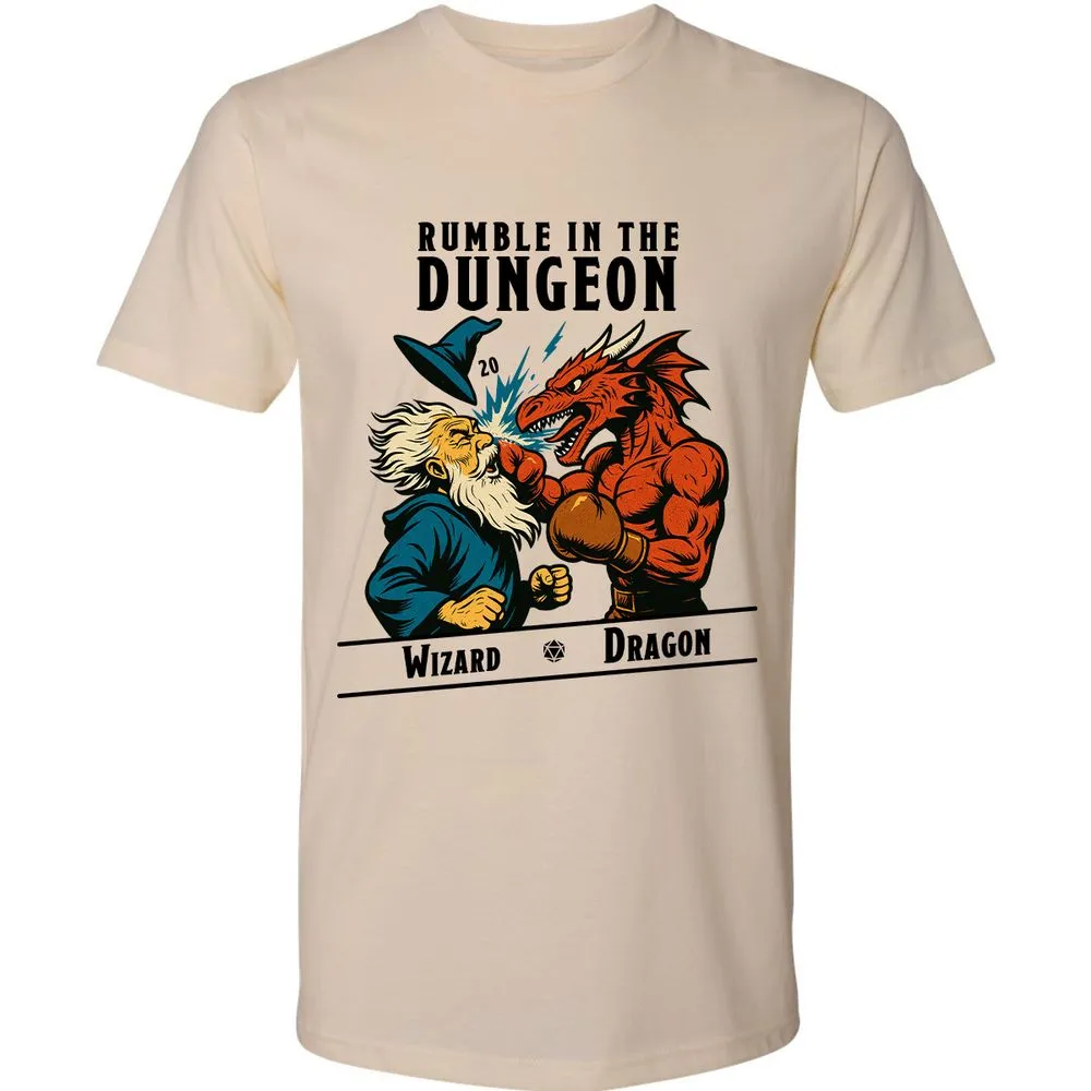 Rumble in the Dungeon Premium Unisex T-Shirt - Cream - 2