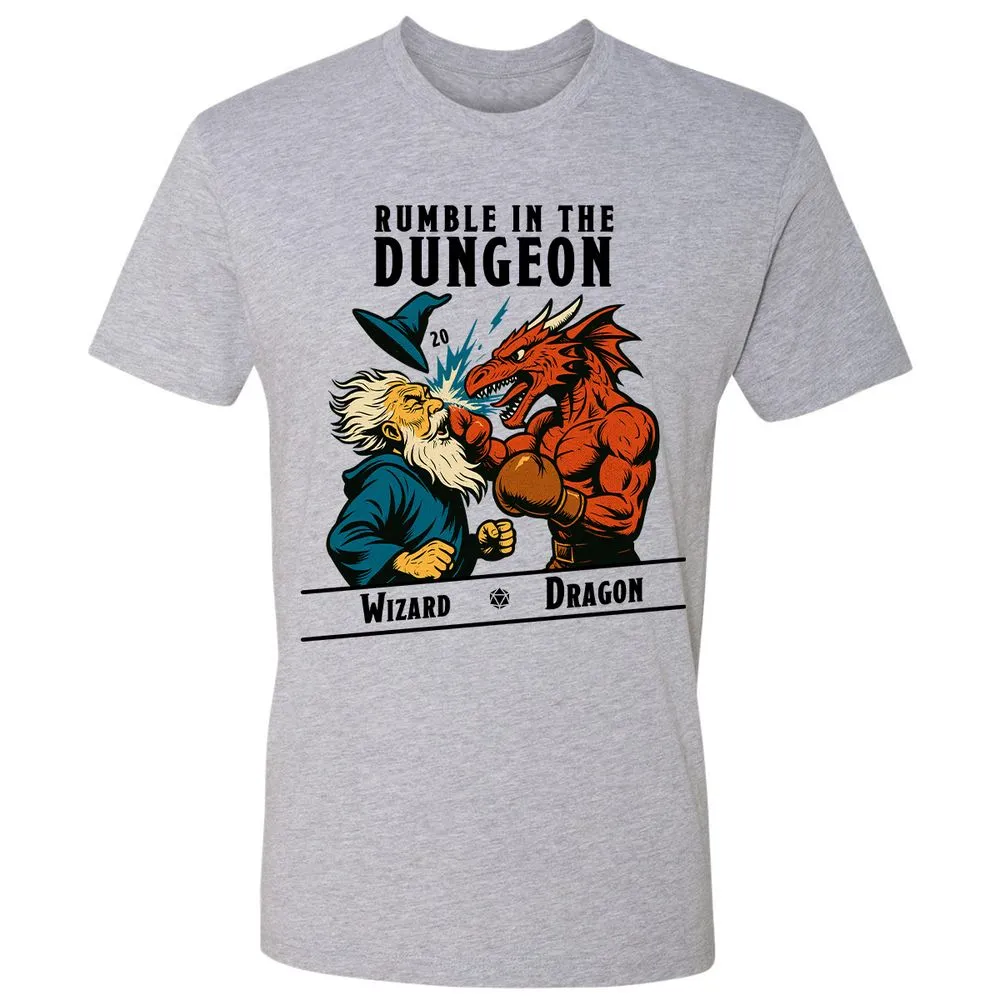 Rumble in the Dungeon Premium Unisex T-Shirt - Heather Grey - 9