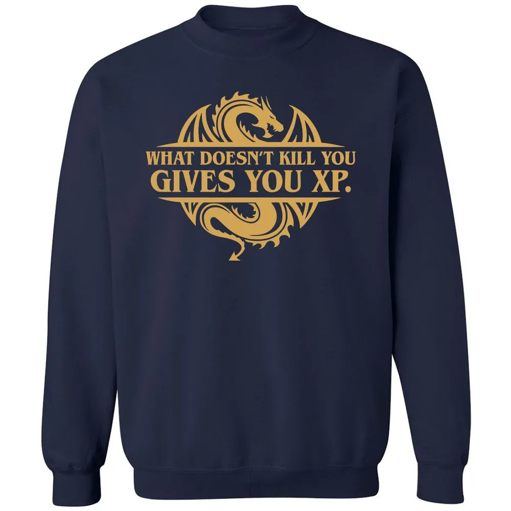 What Doesn't Kill You Gives You XP Classic Unisex Sweatshirt - Navy - 2