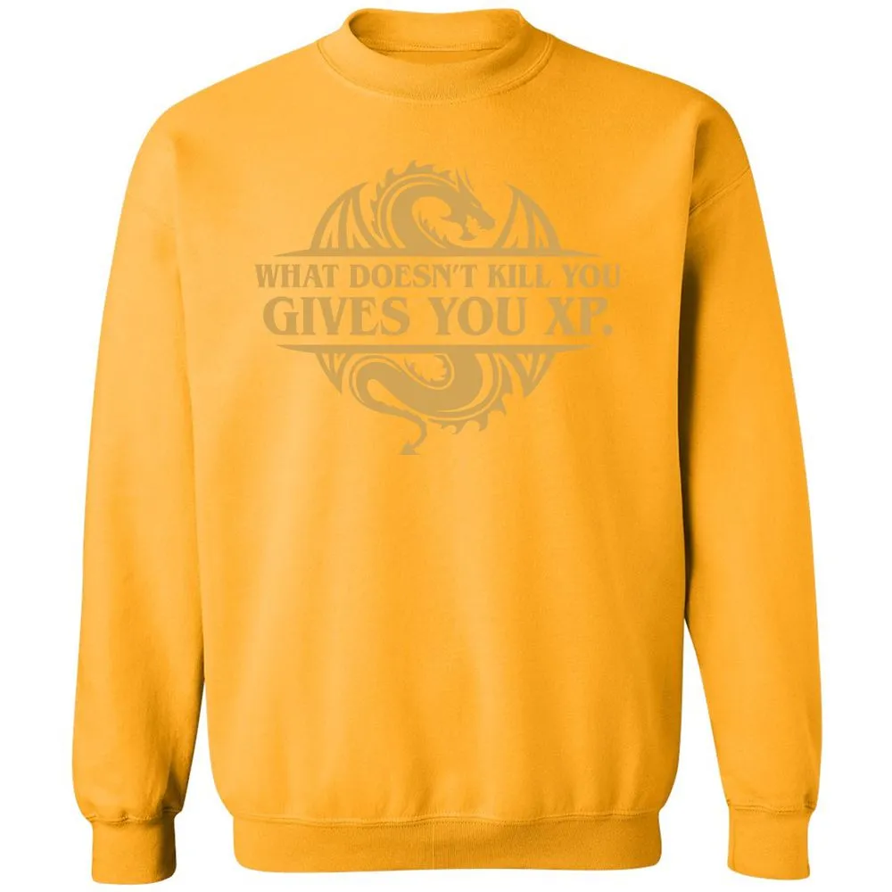 What Doesn't Kill You Gives You XP Classic Unisex Sweatshirt - Gold - 11